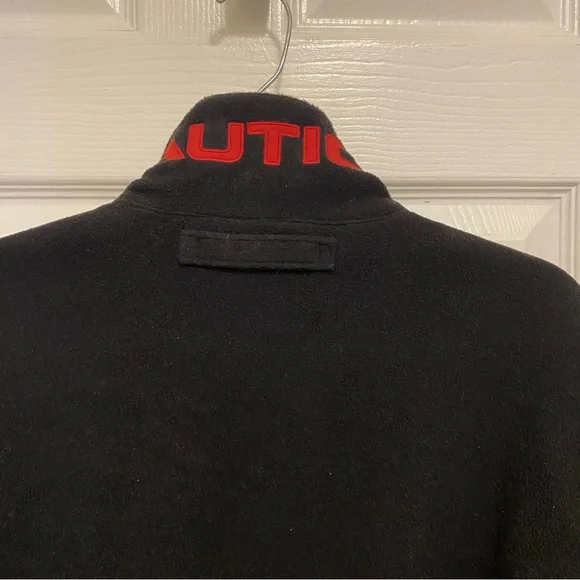 Nautica Men’s Red Black Gray Winter Performance Jacket Reversible XL Zipper - Picture 11 of 16